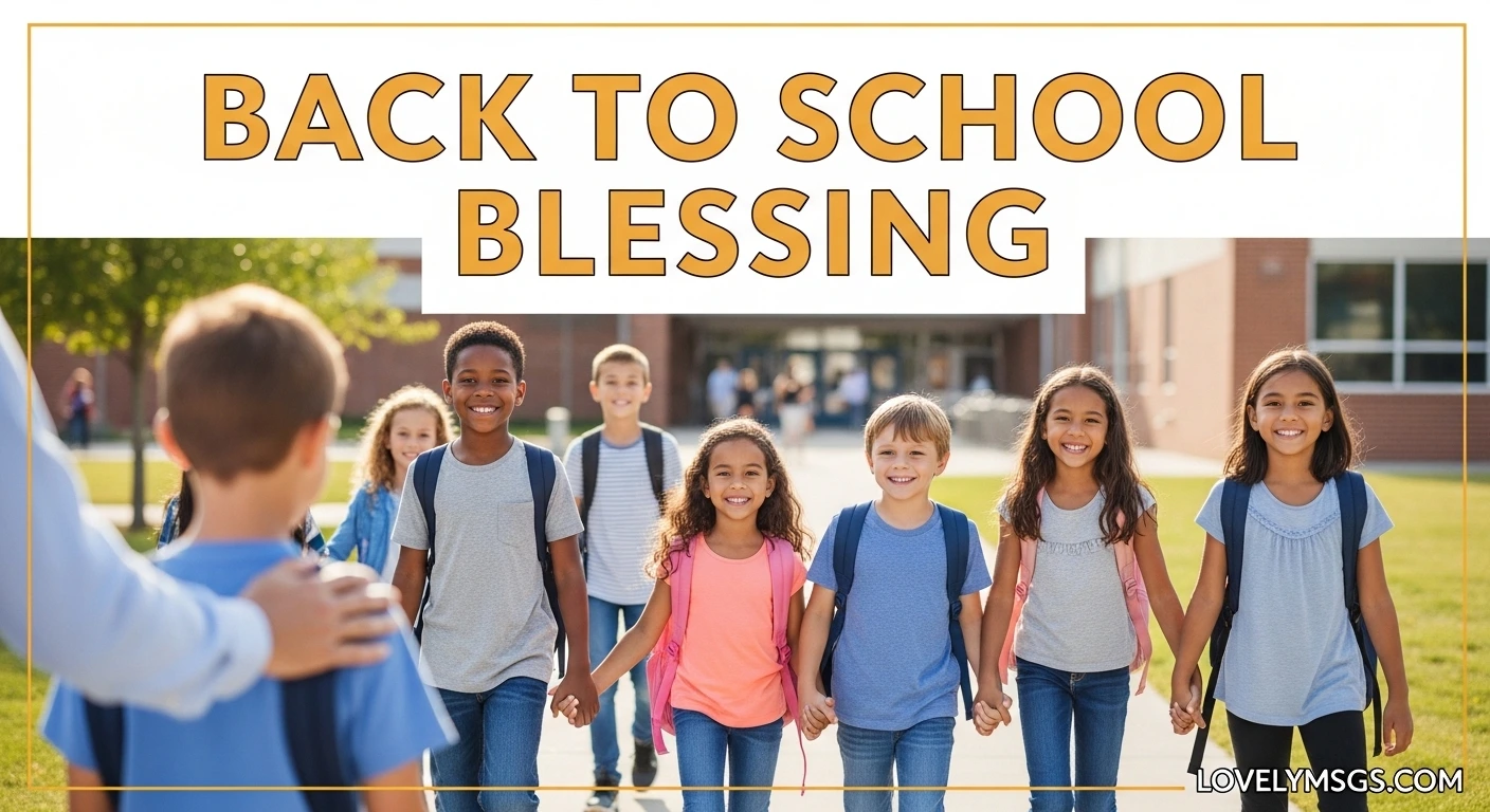 Back to School Blessing