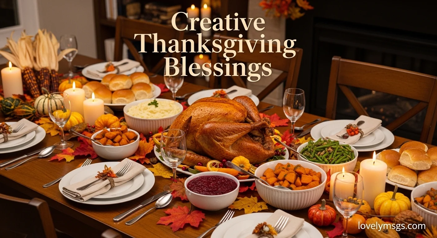 Creative Thanksgiving Blessings