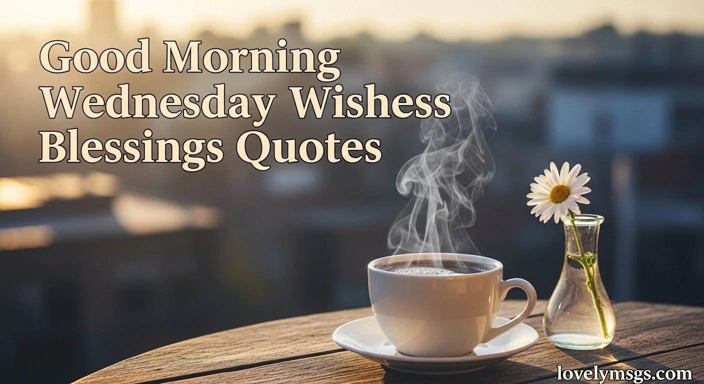 Good Morning Wednesday Wishes Blessings Quotes