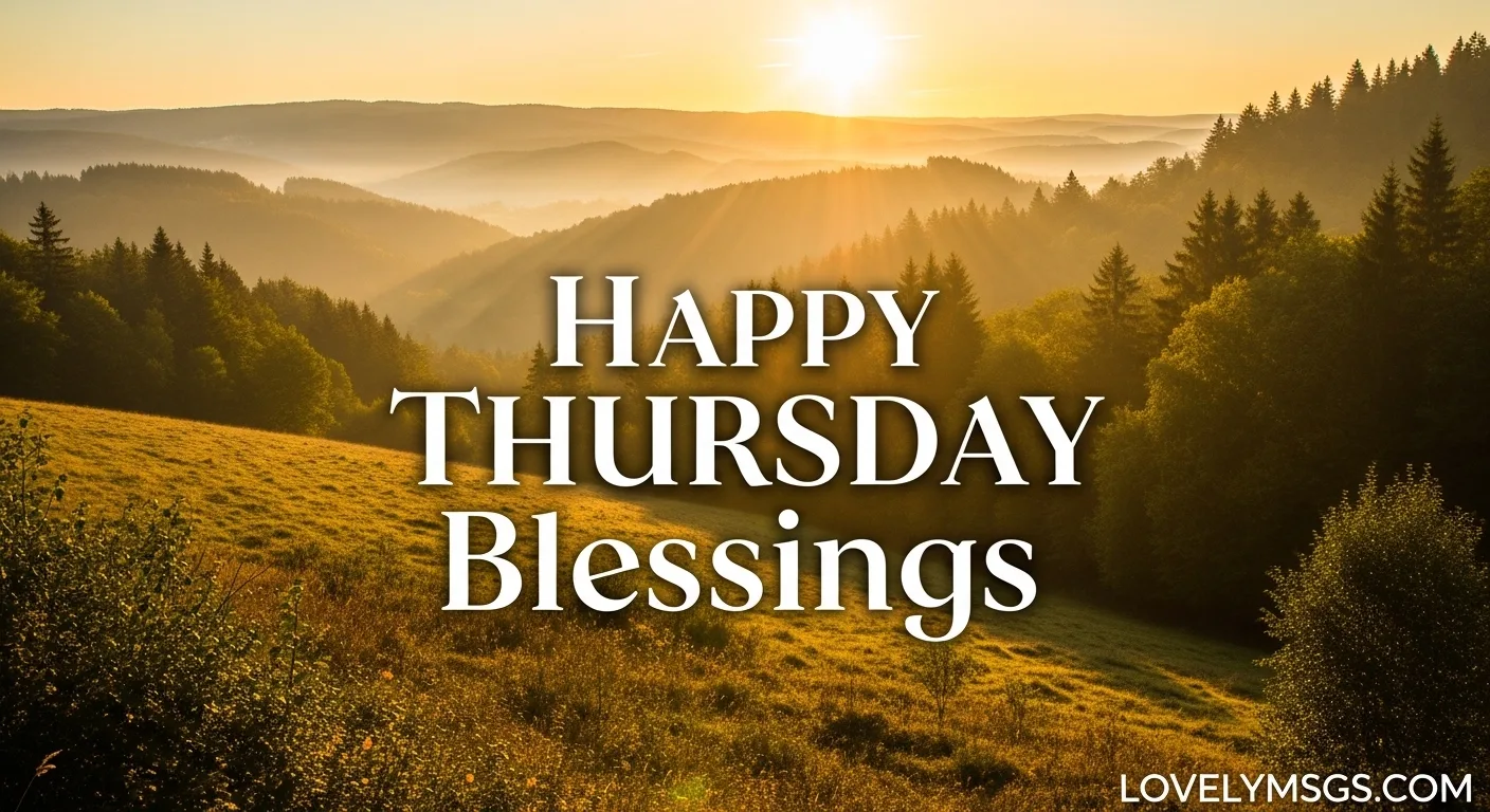 Happy Thursday Blessings