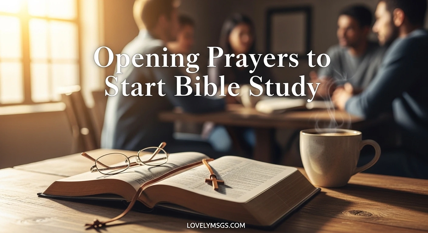 Opening Prayers to Start Bible Study