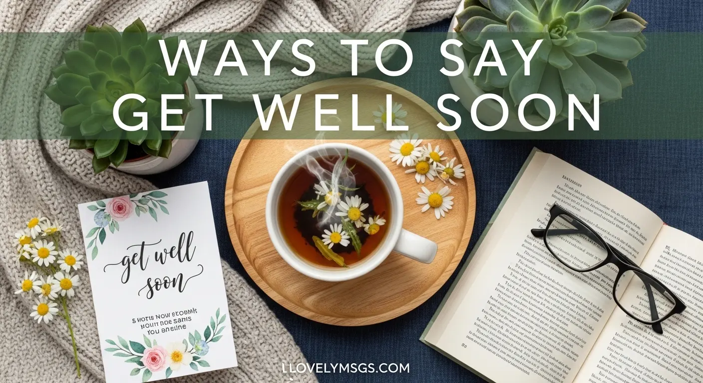 Ways to Say Get Well Soon