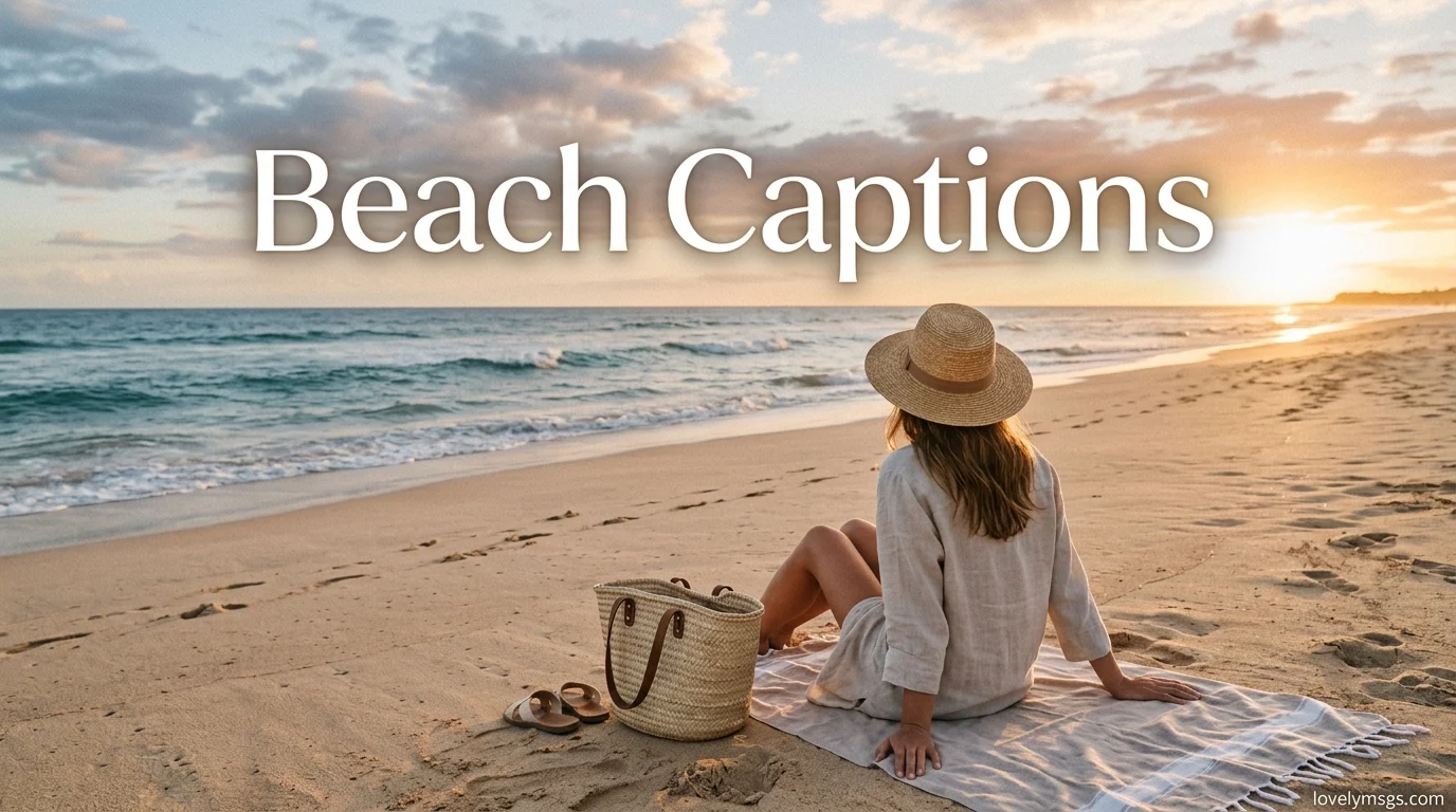 Beach Captions