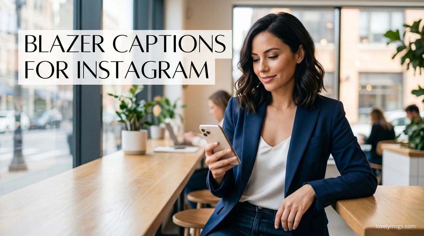 Blazer Captions for Instagram