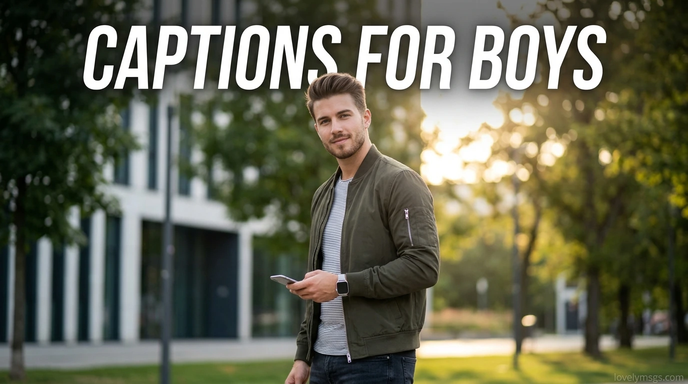 Captions for Boys