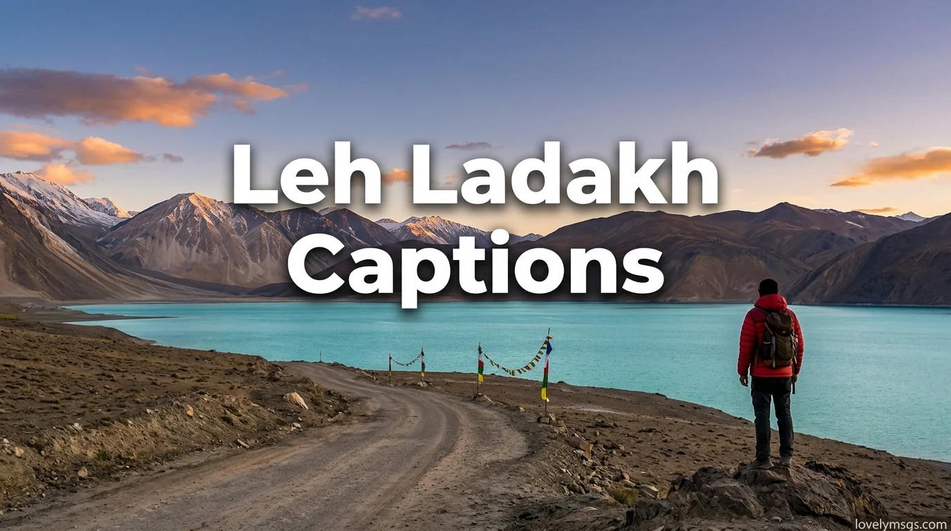 Leh Ladakh Captions
