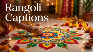 Rangoli Captions