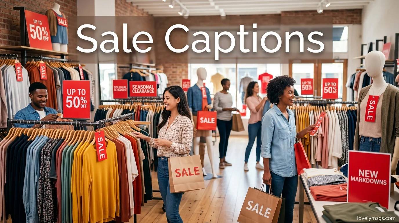 Sale Captions