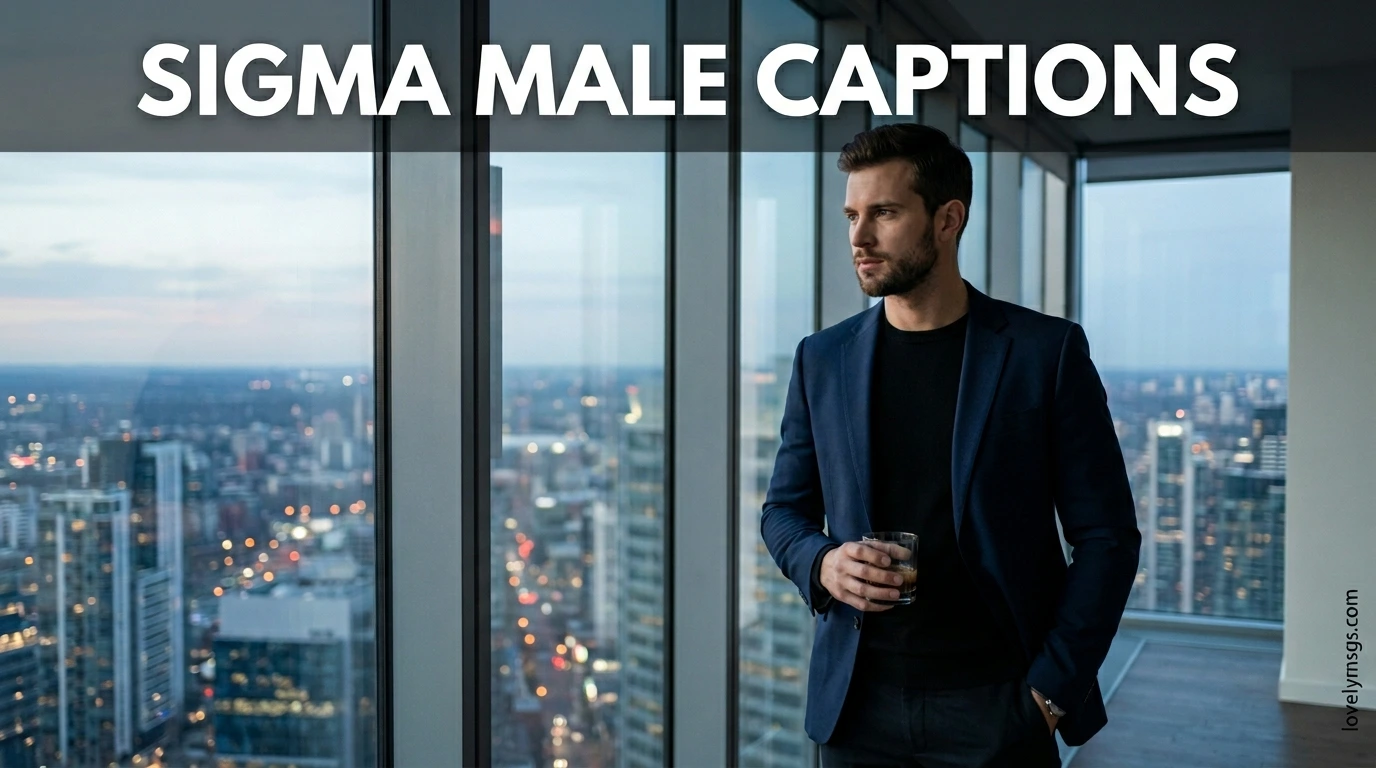 Sigma Male Captions